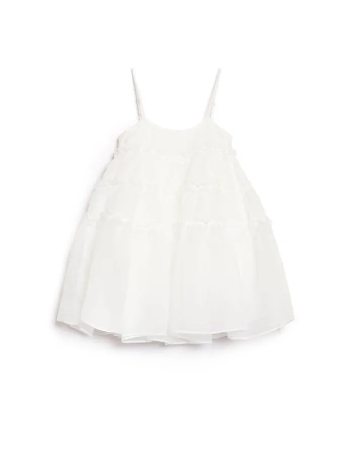 Women Sister Jane Dresses DREAM Breeze Organza Mini Dress True White