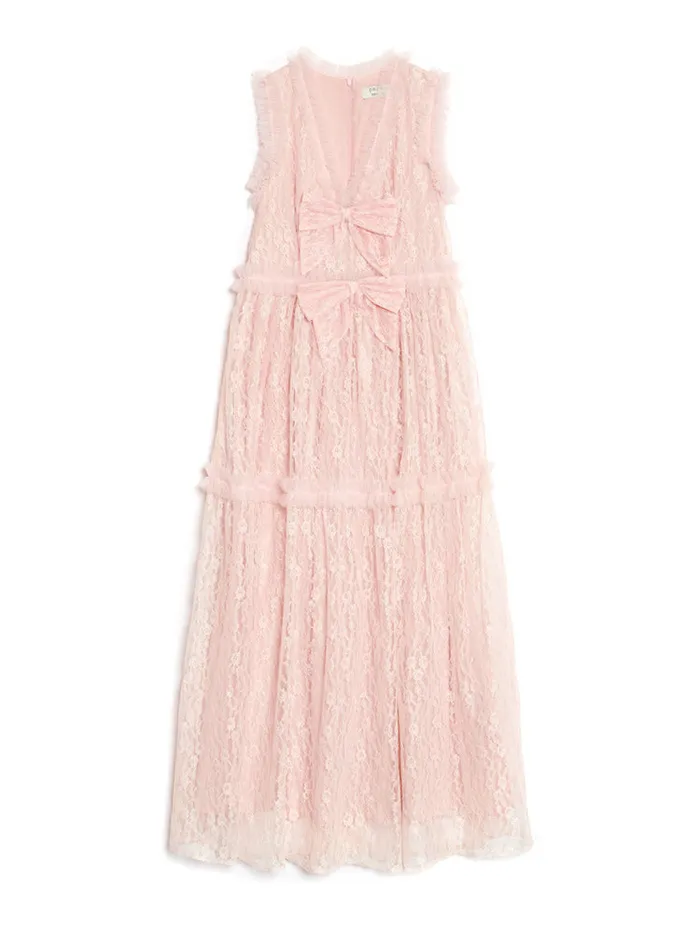 Women Sister Jane Dresses DREAM Filly Lace Midi Dress Rose Pink