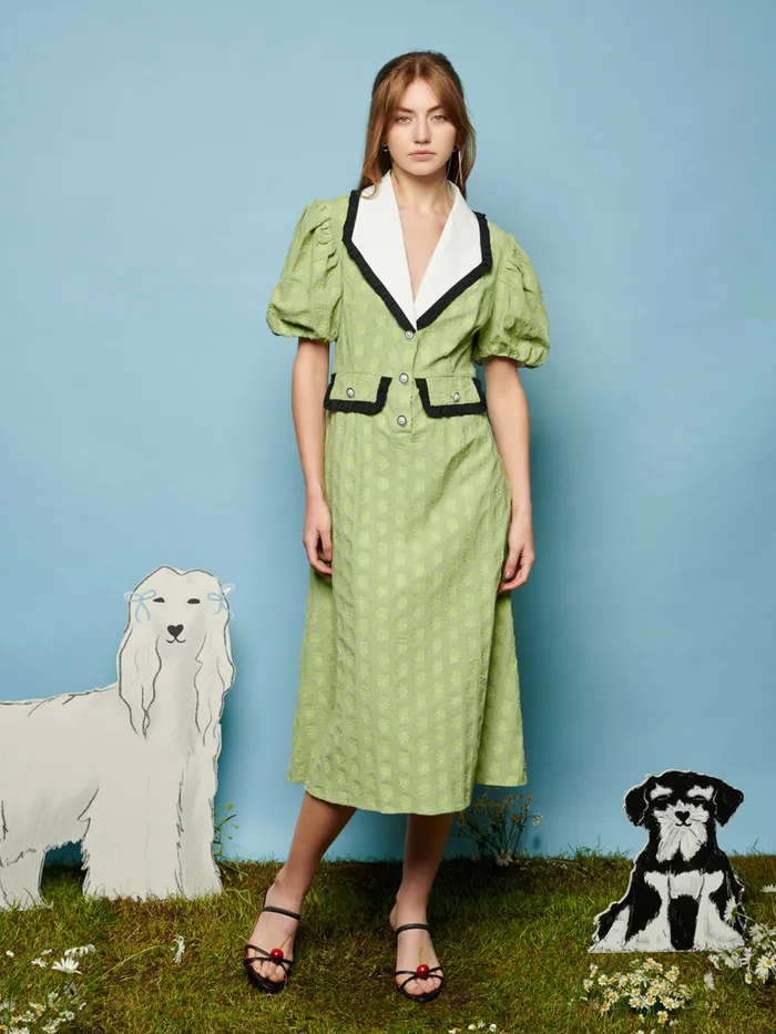 Women Sister Jane Dresses Romeo Midi Dress Greenery Green