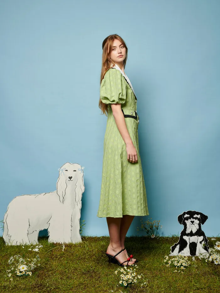 Women Sister Jane Dresses Romeo Midi Dress Greenery Green