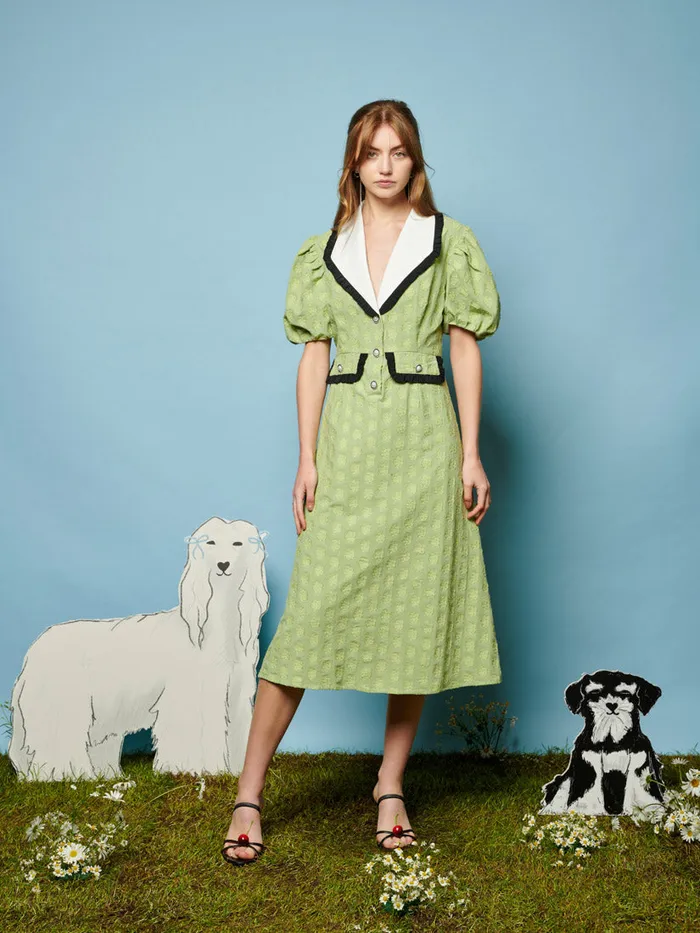 Women Sister Jane Dresses Romeo Midi Dress Greenery Green
