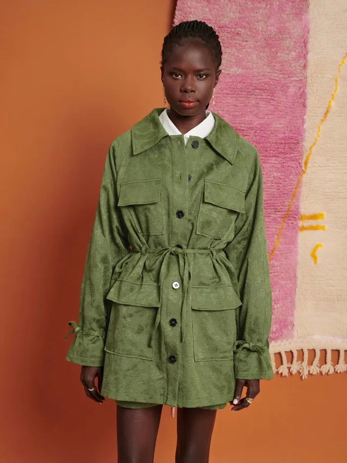 Women Sister Jane Jackets Ghospell Lina Jacket Moss Green