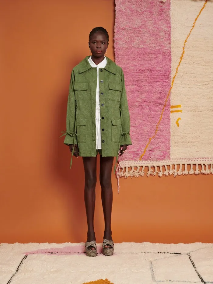 Women Sister Jane Jackets Ghospell Lina Jacket Moss Green