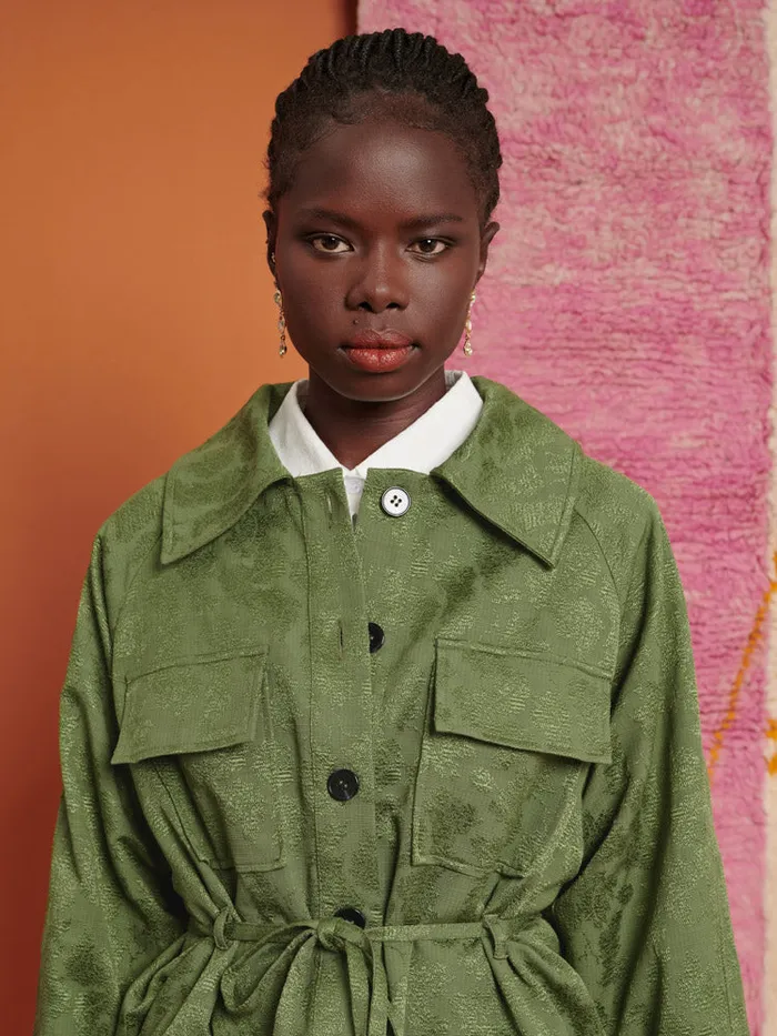 Women Sister Jane Jackets Ghospell Lina Jacket Moss Green
