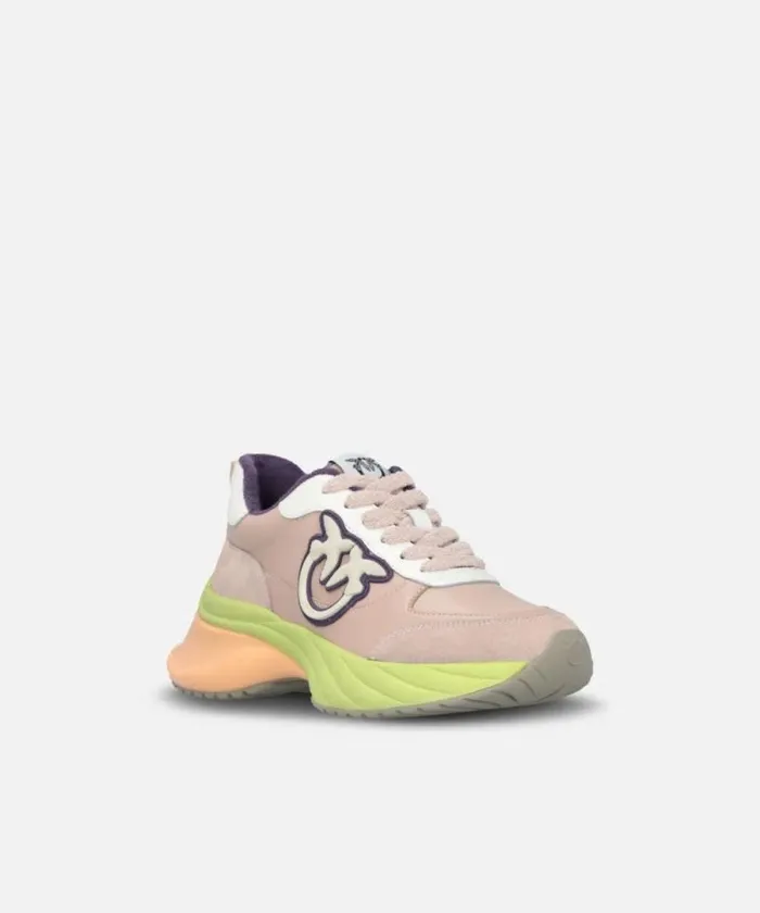 Women Sneakers Pinko Multicoloured ARIEL Sneakers With Suede Details Vexillum Purple Women Sneakers Pinko Multicoloured ARIEL Sneakers With Suede Details Vexillum Purple