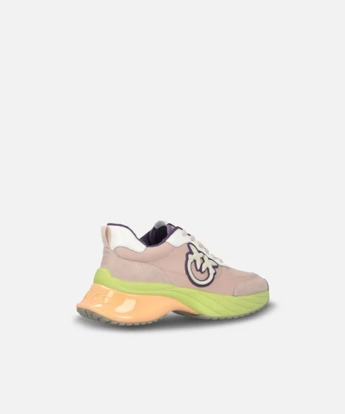 Women Sneakers Pinko Multicoloured ARIEL Sneakers With Suede Details Vexillum Purple Women Sneakers Pinko Multicoloured ARIEL Sneakers With Suede Details Vexillum Purple