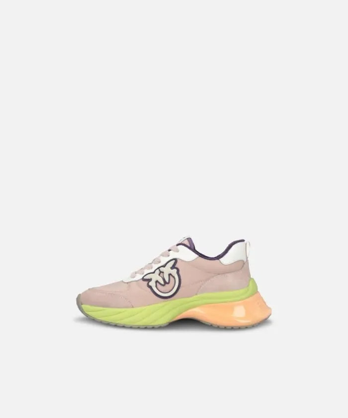 Women Sneakers Pinko Multicoloured ARIEL Sneakers With Suede Details Vexillum Purple Women Sneakers Pinko Multicoloured ARIEL Sneakers With Suede Details Vexillum Purple