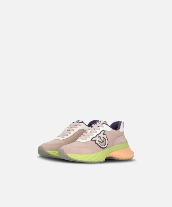 Women Sneakers Pinko Multicoloured ARIEL Sneakers With Suede Details Vexillum Purple Women Sneakers Pinko Multicoloured ARIEL Sneakers With Suede Details Vexillum Purple