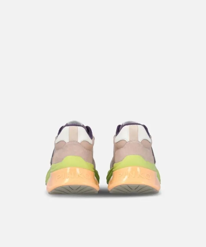 Women Sneakers Pinko Multicoloured ARIEL Sneakers With Suede Details Vexillum Purple Women Sneakers Pinko Multicoloured ARIEL Sneakers With Suede Details Vexillum Purple