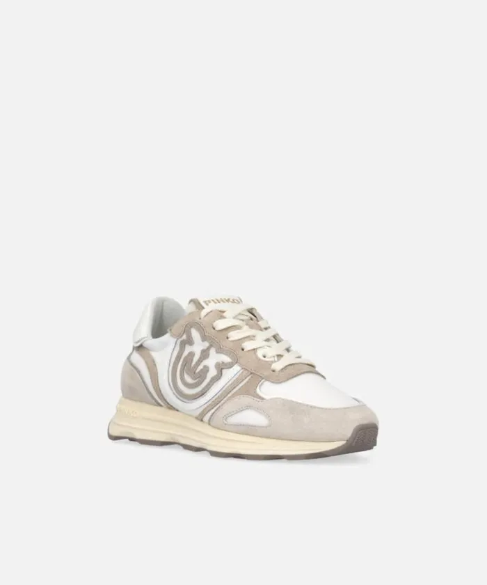 Women Sneakers Pinko Suede Sneakers With Logo Sand Women Sneakers Pinko Suede Sneakers With Logo Sand