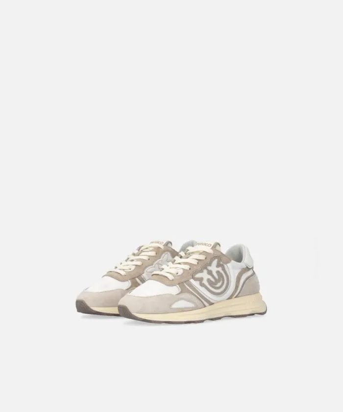 Women Sneakers Pinko Suede Sneakers With Logo Sand Women Sneakers Pinko Suede Sneakers With Logo Sand