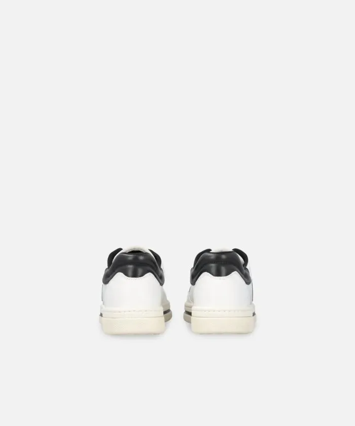 Women Sneakers Pinko Twotone Sneakers With Logo Embroidery Whiteblack Women Sneakers Pinko Twotone Sneakers With Logo Embroidery Whiteblack