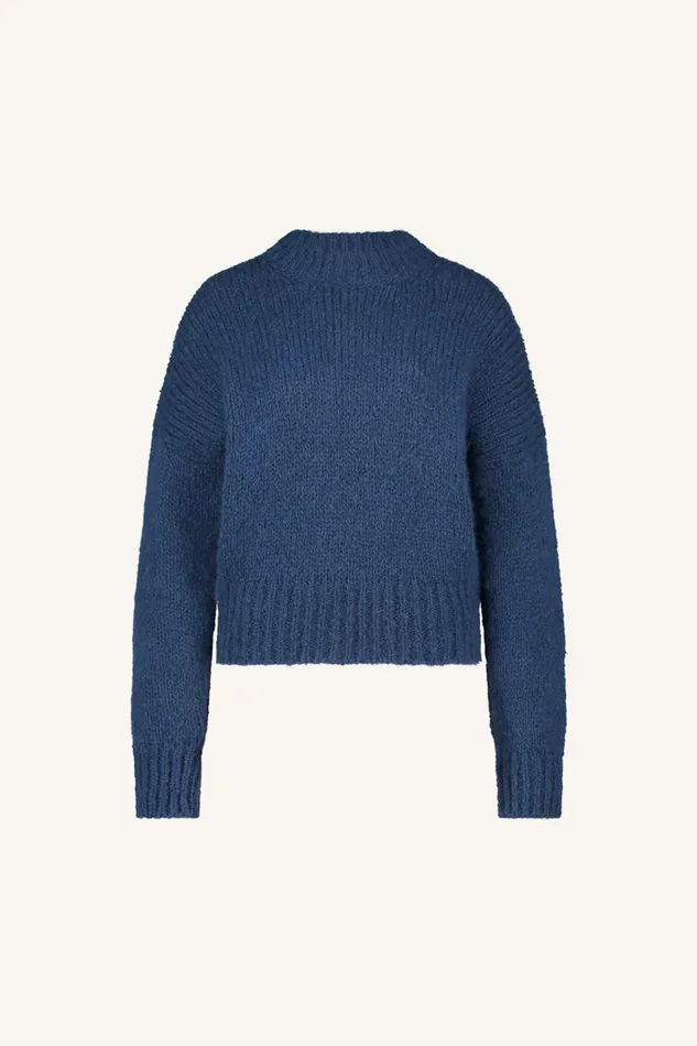 Women Sonny Bulky Pullover Oil Blue Bybar Pullovers