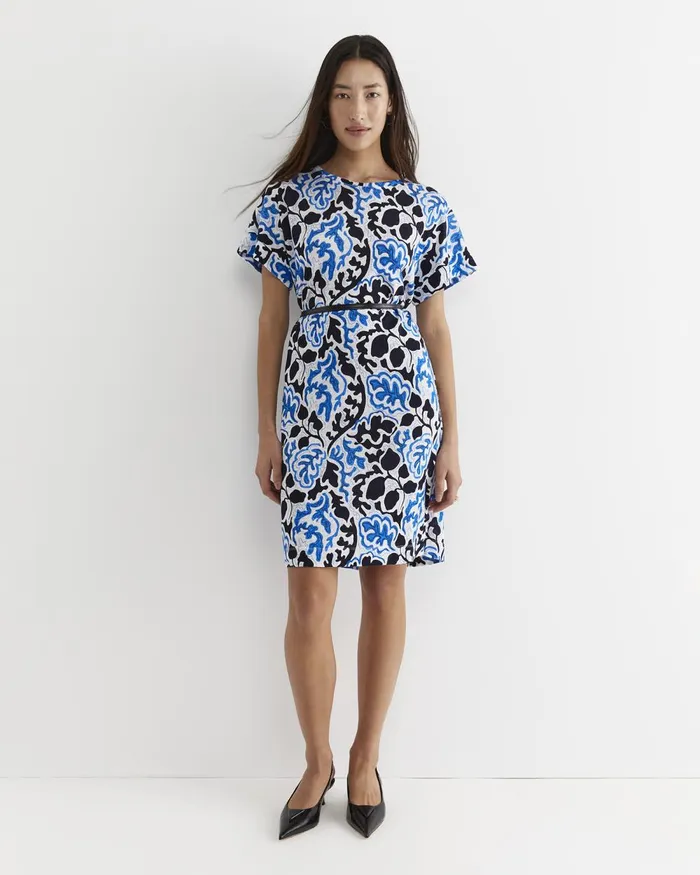Women Sportscraft Dresses Nur Linen Dress Blue Multi