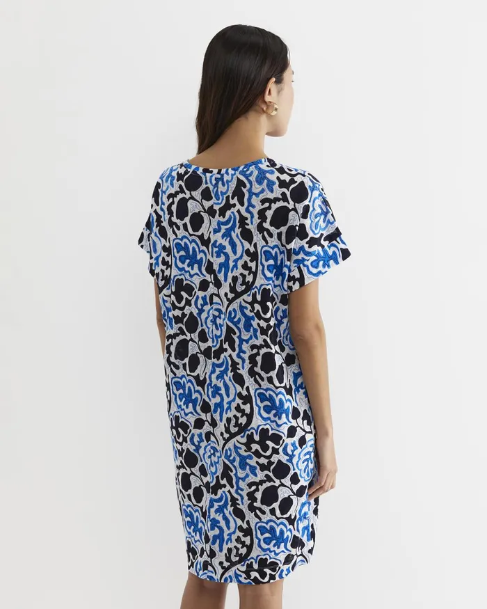 Women Sportscraft Dresses Nur Linen Dress Blue Multi