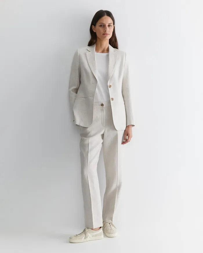 Women Sportscraft Pants Freya Straight Linen Pant String