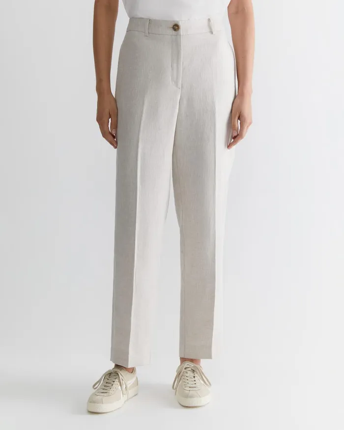 Women Sportscraft Pants Freya Straight Linen Pant String