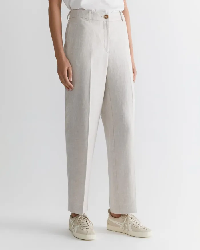 Women Sportscraft Pants Freya Straight Linen Pant String