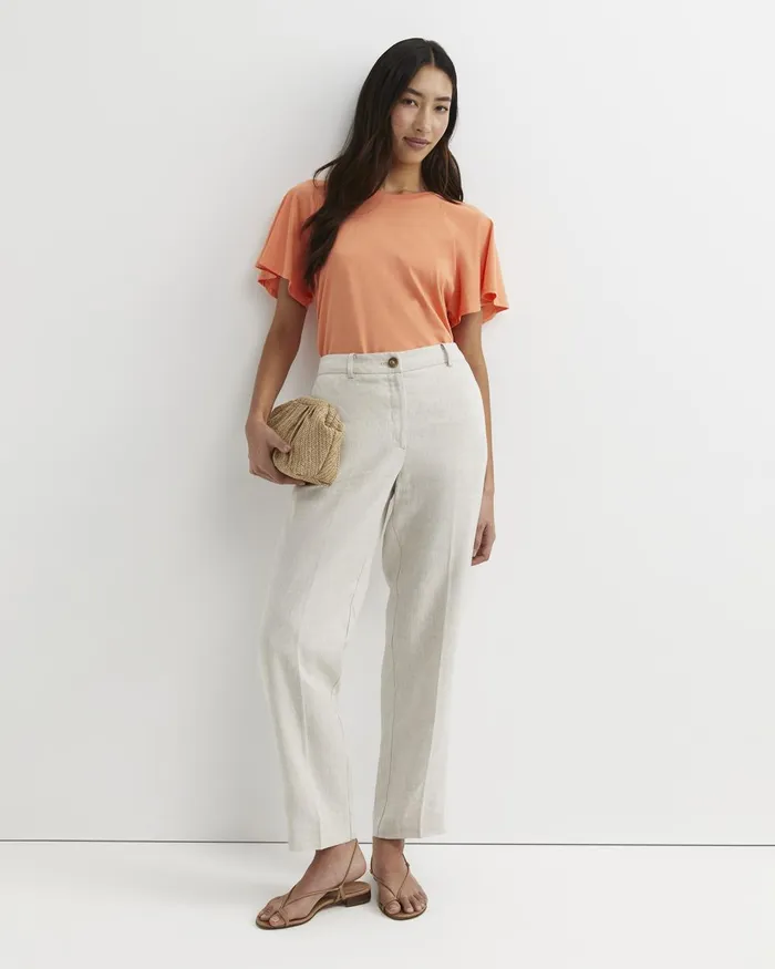 Women Sportscraft Tops and Tees Flutter Short Sleeve Tee Tangerine