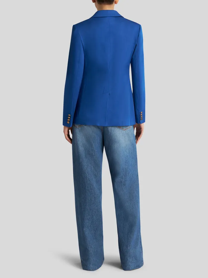Women Stretch Jacket With Pegaso Buttons Etro Jackets