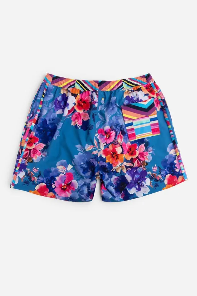 Women SUMMER DAYS MIX MENS TRUNKS Summer Days blue Johnny Was Swim and Resort Women SUMMER DAYS MIX MENS TRUNKS Summer Days blue Johnny Was Swim and Resort