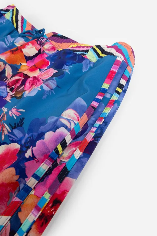 Women SUMMER DAYS MIX MENS TRUNKS Summer Days blue Johnny Was Swim and Resort Women SUMMER DAYS MIX MENS TRUNKS Summer Days blue Johnny Was Swim and Resort