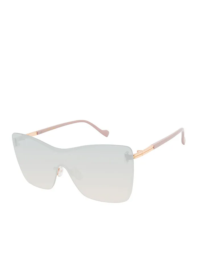 Women Sunglasses Jessica Simpson Glamorous Frameless Shield Sunglasses In Rose Gold Women Sunglasses Jessica Simpson Glamorous Frameless Shield Sunglasses In Rose Gold