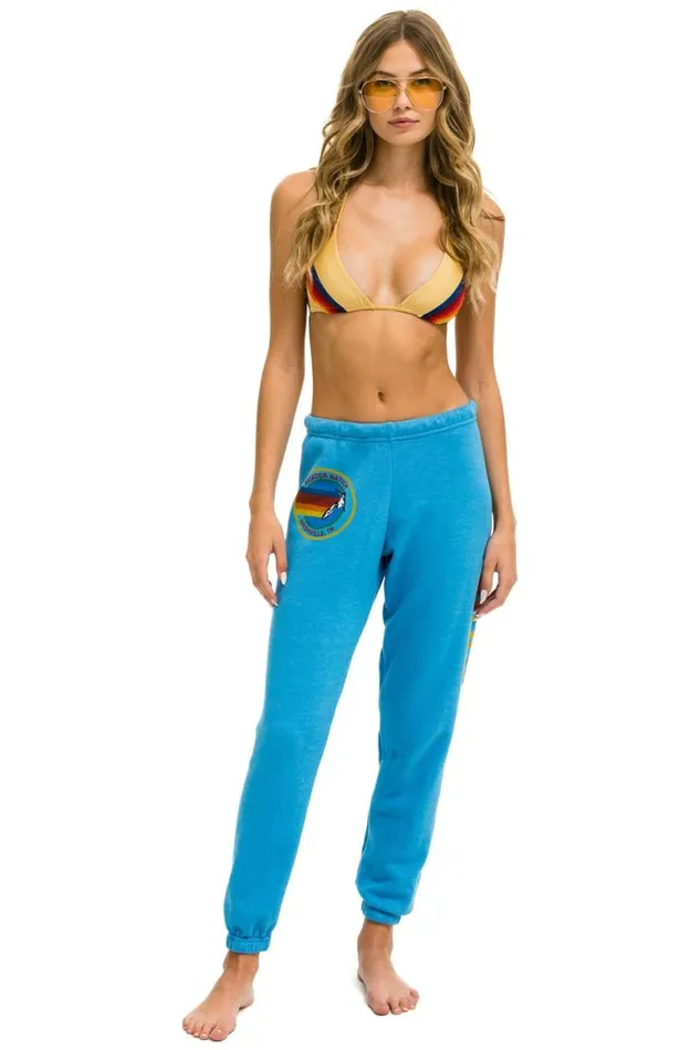 Women Sweatpants Aviator Nation Nashville Sweatpants 8211 Ocean