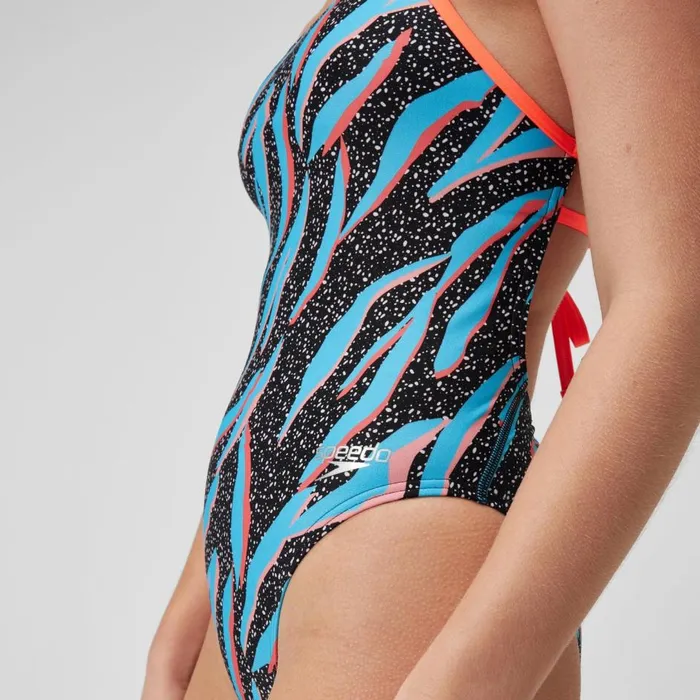 Women Swimming Costumes Speedo Women039s Club Training Allover Lattice Tie Back Swimsuit BlueBlue Women Swimming Costumes Speedo Women039s Club Training Allover Lattice Tie Back Swimsuit BlueBlue