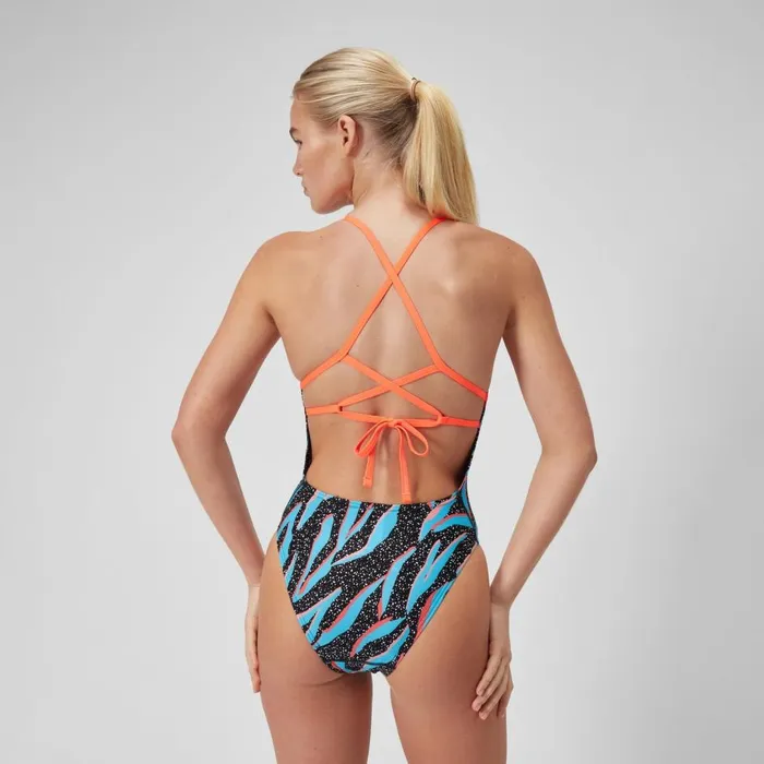 Women Swimming Costumes Speedo Women039s Club Training Allover Lattice Tie Back Swimsuit BlueBlue Women Swimming Costumes Speedo Women039s Club Training Allover Lattice Tie Back Swimsuit BlueBlue