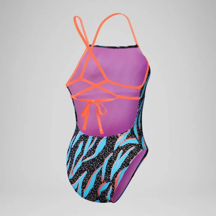 Women Swimming Costumes Speedo Women039s Club Training Allover Lattice Tie Back Swimsuit BlueBlue Women Swimming Costumes Speedo Women039s Club Training Allover Lattice Tie Back Swimsuit BlueBlue