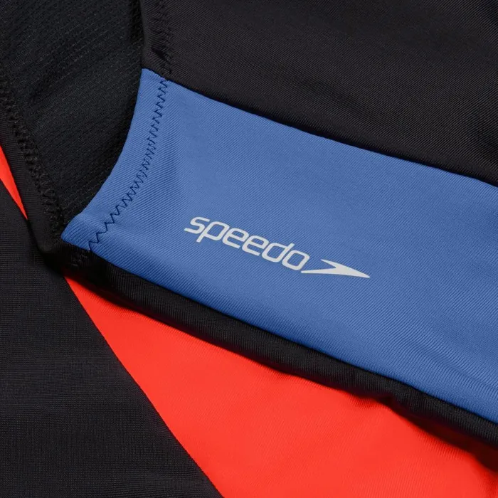 Women Swimming Costumes Speedo Women039s Colourblock Long Sleeve Zip Swimsuit BlackRed Women Swimming Costumes Speedo Women039s Colourblock Long Sleeve Zip Swimsuit BlackRed