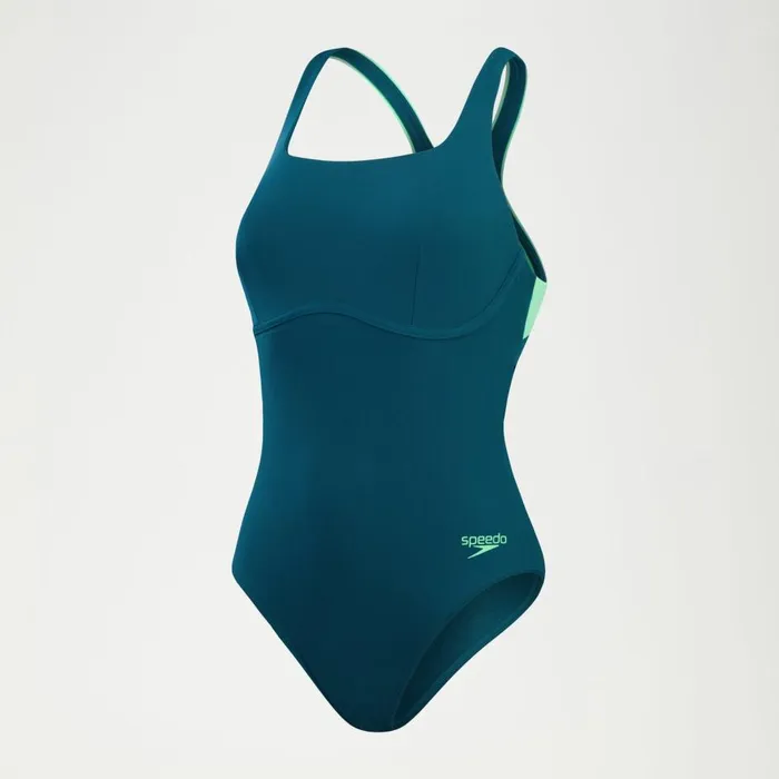 Women Swimming Costumes Speedo Women039s Flex Band Swimsuit With Swim Bra TealGreen Women Swimming Costumes Speedo Women039s Flex Band Swimsuit With Swim Bra TealGreen