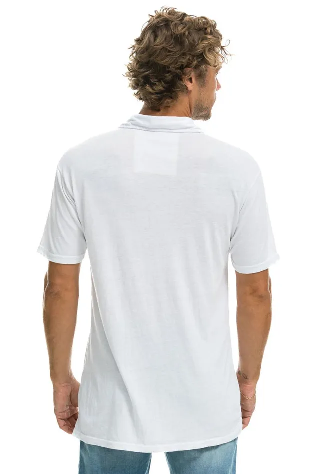 Women Tees Aviator Nation Polo 8211 White