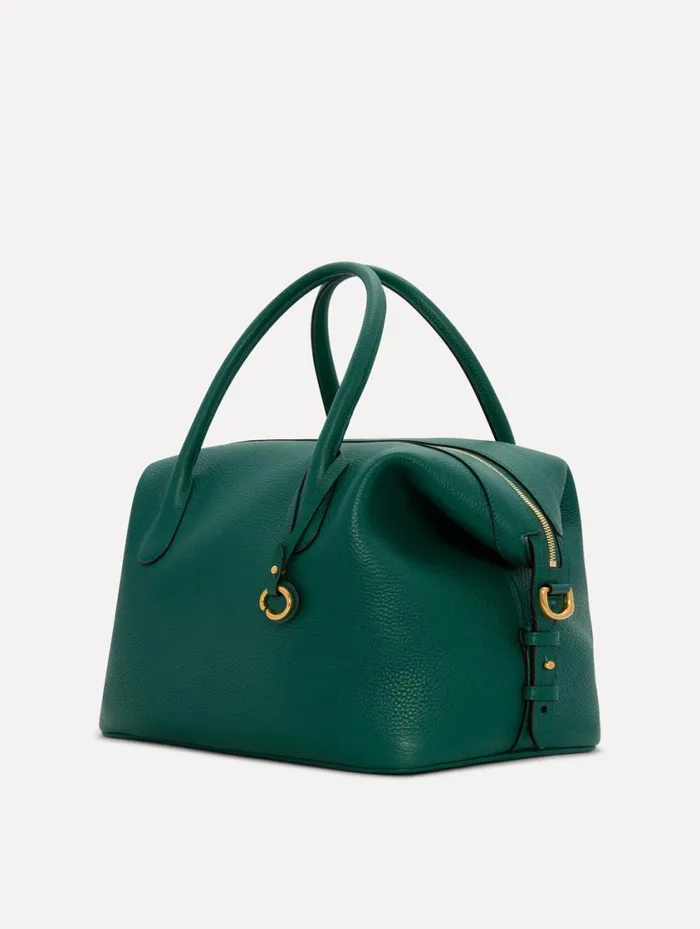 Women The Dahlia Bottle Green Oscar De La Renta Signature Handbags Women The Dahlia Bottle Green Oscar De La Renta Signature Handbags