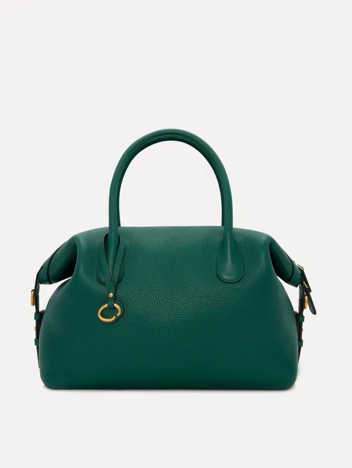 Women The Dahlia Bottle Green Oscar De La Renta Signature Handbags Women The Dahlia Bottle Green Oscar De La Renta Signature Handbags