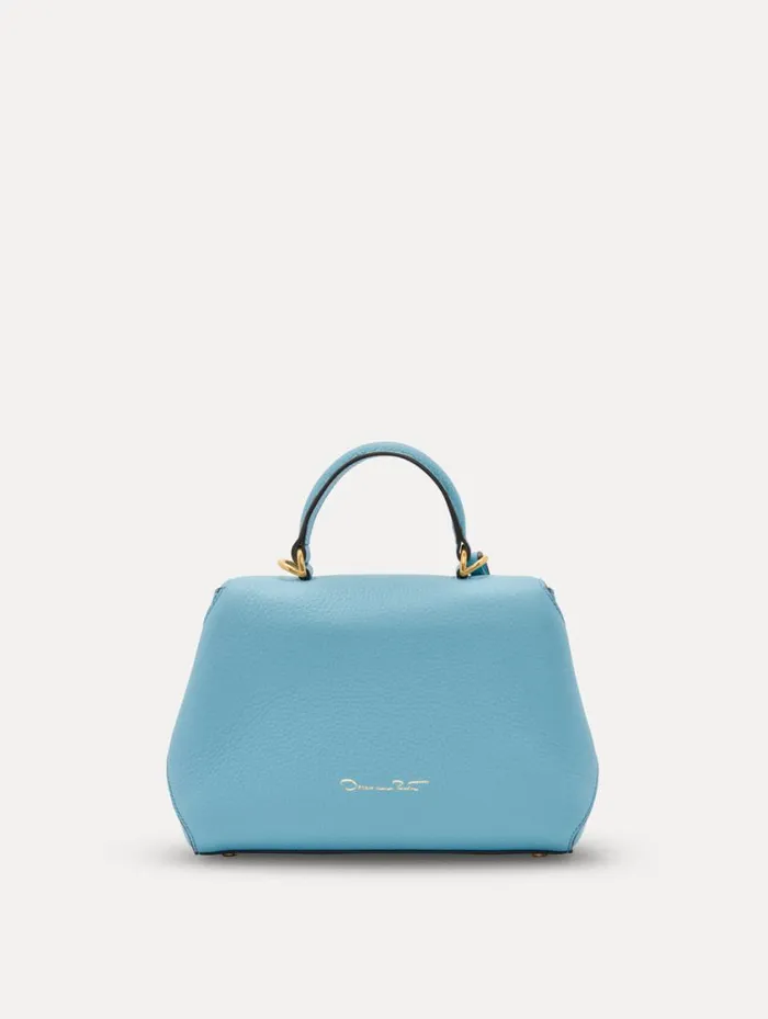 Women The Mini Poppy Light Blue Oscar De La Renta Handbags Women The Mini Poppy Light Blue Oscar De La Renta Handbags