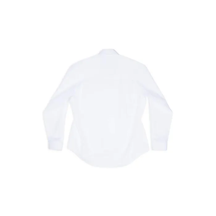 Women Tops and Shirts Balenciaga Hourglass Shirt In White