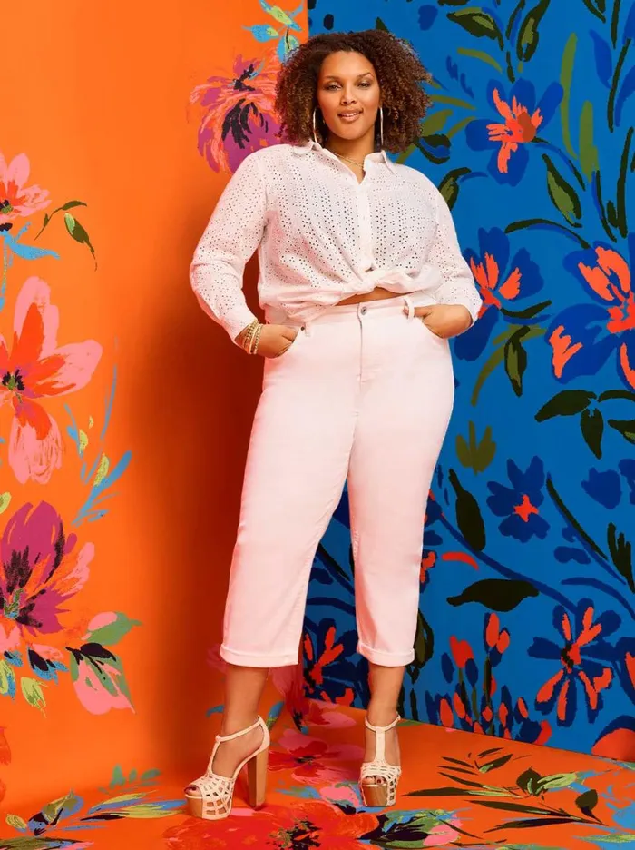 Women Tops and Tees Jessica Simpson Beryl Button Up Shirt In Gardenia