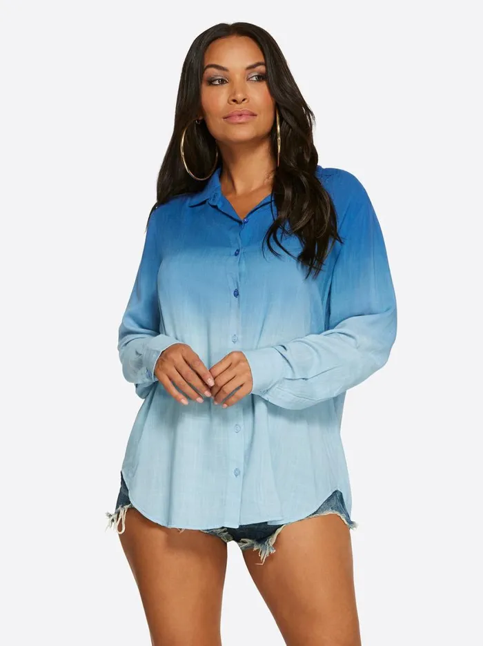 Women Tops and Tees Jessica Simpson Carleen Top In Ultramarine