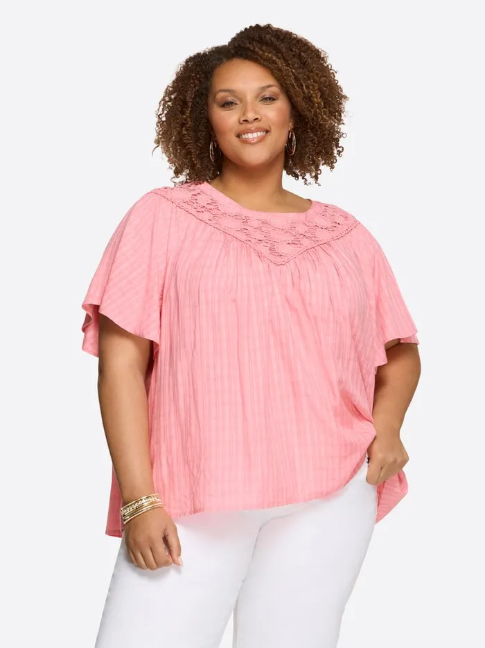 Women Tops and Tees Jessica Simpson Eloise Blouse In Peony
