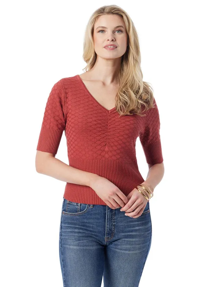 Women Tops and Tees Jessica Simpson Imani Top In Chili Oil