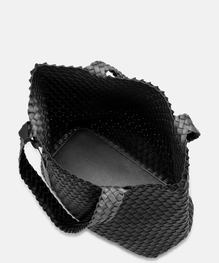 Women Tote Bags Ilse Jacobsen Tote Bag 8211 Black Gun Metal