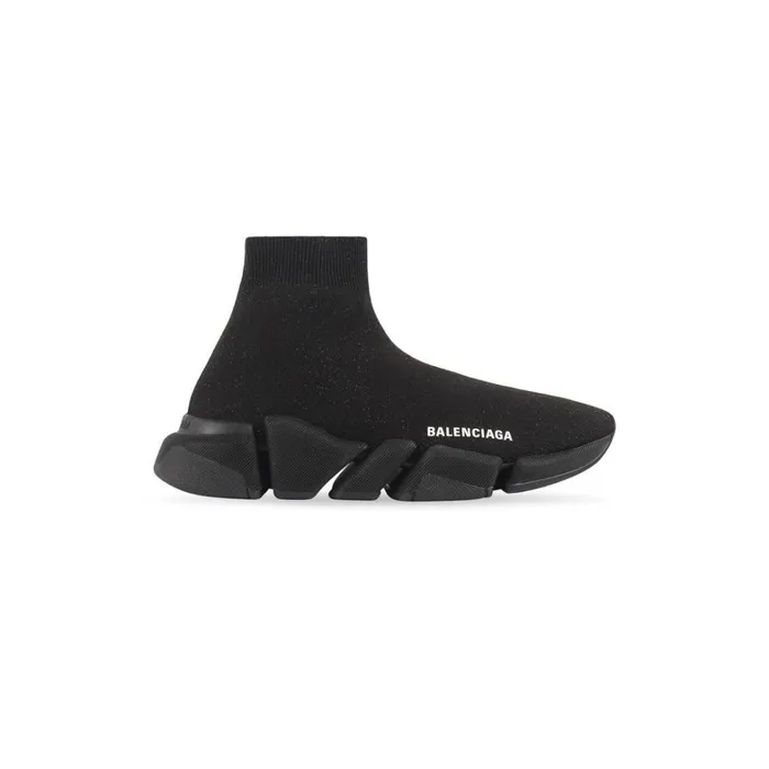 Women Trainers Balenciaga Speed 20 Sneaker Shiny In Black