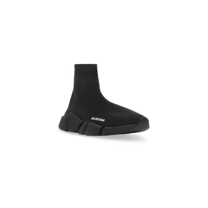 Women Trainers Balenciaga Speed 20 Sneaker Shiny In Black