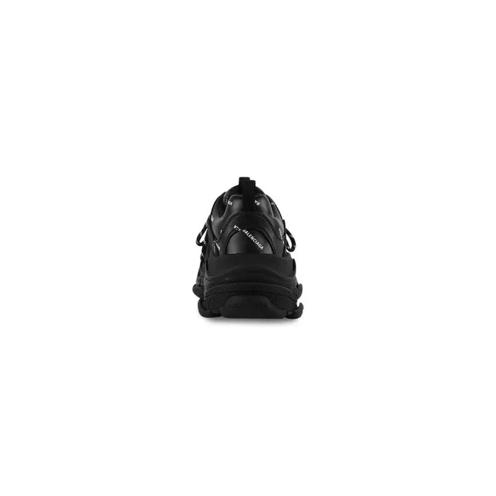 Women Trainers Balenciaga Triple S Trainers Allover Logo In Black