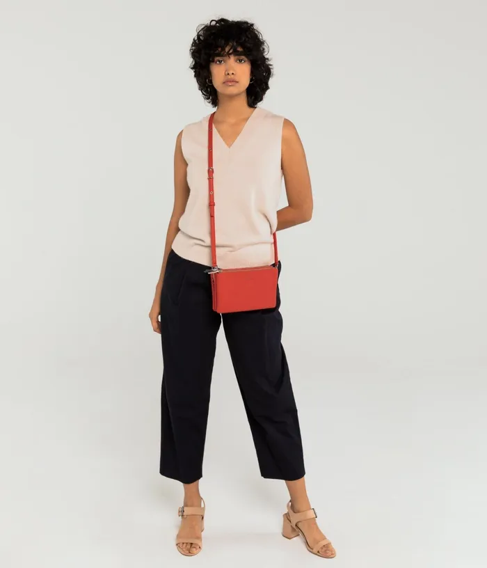 Women Triplet Vegan Crossbody Bag 8211 Purity Fleur Matt and Nat Crossbody