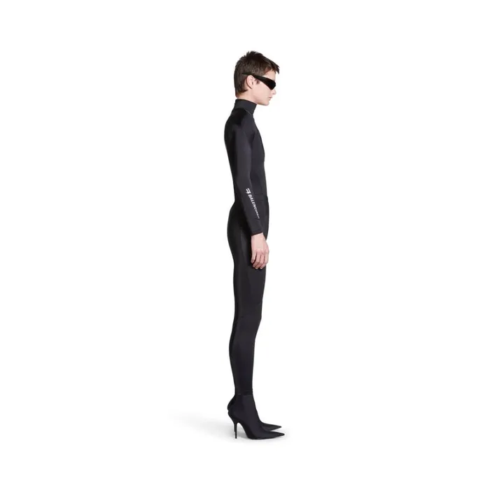 Women Trousers Balenciaga Sporty B Activewear Leggings In Black