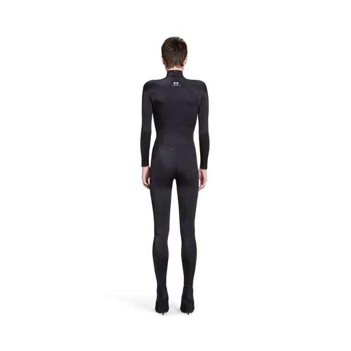 Women Trousers Balenciaga Sporty B Activewear Leggings In Black