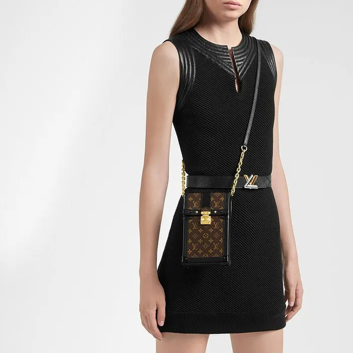 Women Trunk Bag Louis Vuitton Louis Vuitton M63913 Vertical Trunk Pochette 8211 Louis Vuitton Handbag Store